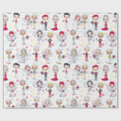 Vrijgezellenfeest Koppels Cadeaupapier (Vlak)