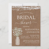 Vrijgezellenfeest Kraft Papier Boerderij String Li Kaart (Voorkant)