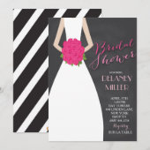 Vrijgezellenfeest krijtbord bruid uitnodigingen (Voorkant / Achterkant)