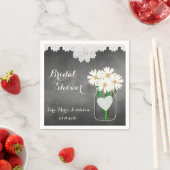 Vrijgezellenfeest krijtbord Mason Jar - Witte made Servet (Insitu)