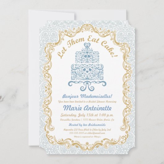 Vrijgezellenfeest laat hen uitnodigen om te eten kaart (Voorkant)