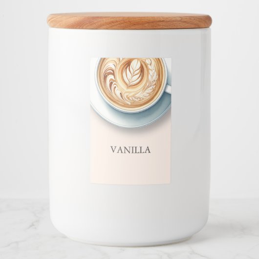 Vrijgezellenfeest labels met koffiethema voor koff voedselcontainer etiket (Voorkant)