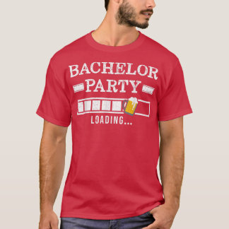 Vrijgezellenfeest Ladende Bruidegom Bruid Party Gr T-shirt