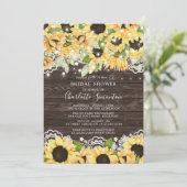 Vrijgezellenfeest land Sunflower String Lights Kaart (Staand voorkant)