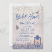 Vrijgezellenfeest  lantaarnstaafvlinder en bloemen kaart (Voorkant)