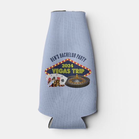 vrijgezellenfeest Las Vegas Trip Casino Flesjeskoeler (Voorkant)