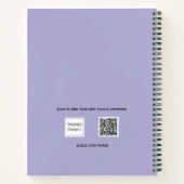 Vrijgezellenfeest lavendel eucalyptus notitieboek (Achterkant)