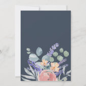 Vrijgezellenfeest Lavendel & Eucalyptus Waterverf Kaart (Achterkant)