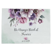 Vrijgezellenfeest Lavendel & Groene Bloemen Gesche Groot Cadeauzakje (Achterkant)