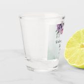 Vrijgezellenfeest Lavendel & Groene Bloemen Shot Glas (Links)