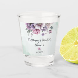 Vrijgezellenfeest Lavendel & Groene Bloemen Shot Glas