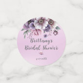 Vrijgezellenfeest Lavendel Waterverf Bloemen Confetti (Kleine voorkant)