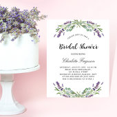 Vrijgezellenfeest lavender floral budget Uitnodigi Flyer