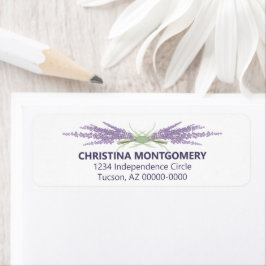 Vrijgezellenfeest lavender Flower Herb bundels Cus Etiket