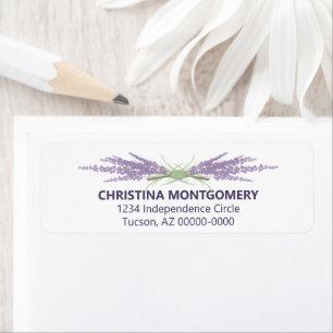 Vrijgezellenfeest lavender Flower Herb bundels Cus Etiket