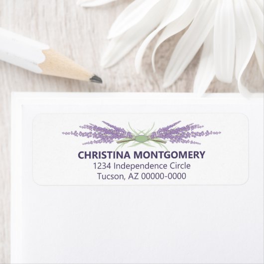 Vrijgezellenfeest lavender Flower Herb bundels Cus Etiket (Insitu)