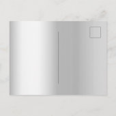 Vrijgezellenfeest lavender Silver Eucalyptus flora Uitnodiging Briefkaart (Achterkant)