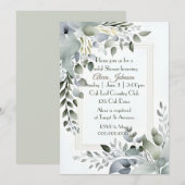 Vrijgezellenfeest Leaf Lijst Kaart (Voorkant / Achterkant)