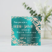 Vrijgezellenfeest Leafs Wrath Glitter Roos Gold Bl Kaart (Staand voorkant)