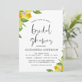 Vrijgezellenfeest Lemon Citrus Summer Kaart (Staand voorkant)