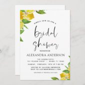 Vrijgezellenfeest Lemon Citrus Summer Kaart (Voorkant / Achterkant)