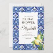 Vrijgezellenfeest Lemon Foliage Mediterranean Tege Kaart (Voorkant)