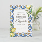 Vrijgezellenfeest Lemon Foliage Middellandse Zee Kaart (Staand voorkant)