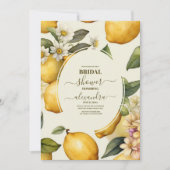 Vrijgezellenfeest  Lemon Foliage Middellandse Zee Kaart (Voorkant)