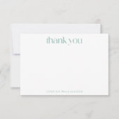 Vrijgezellenfeest lentepastel Sage Green Daisies Bedankkaart (Voorkant)