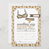 Vrijgezellenfeest Leopard Pattern Lingerie Kaart (Voorkant)