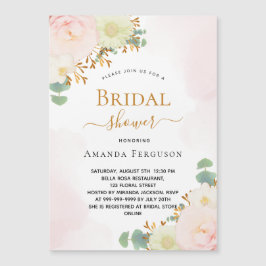 Vrijgezellenfeest lichtroze waterverf magneet