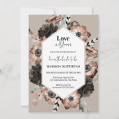 Vrijgezellenfeest Liefde in Bloom Kaart (Voorkant)