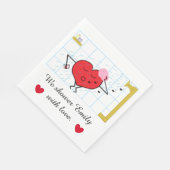 Vrijgezellenfeest Liefde Shower Servet (Hoek)