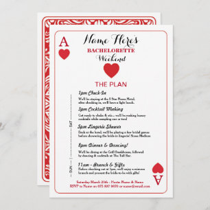 vrijgezellenfeest Linas Vegas kaarten uitnodigen