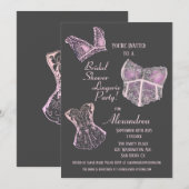  Vrijgezellenfeest Lingerie Party Kaart (Voorkant / Achterkant)