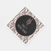 Vrijgezellenfeest Lingerie Party roze Patroon Servet (Hoek)