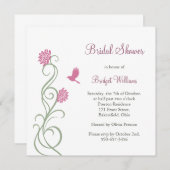 Vrijgezellenfeest Lotus Flowers (wit) Kaart (Voorkant / Achterkant)