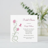 Vrijgezellenfeest Lotus Flowers (wit) Kaart (Staand voorkant)