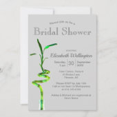 Vrijgezellenfeest Lucky Bamboo over Silver Grey Kaart (Voorkant)