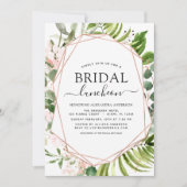 Vrijgezellenfeest Luncheon Greenery Eucalyptus Kaart (Voorkant)