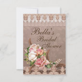 Vrijgezellenfeest Luncheon Party Uitnodigingen (Achterkant)