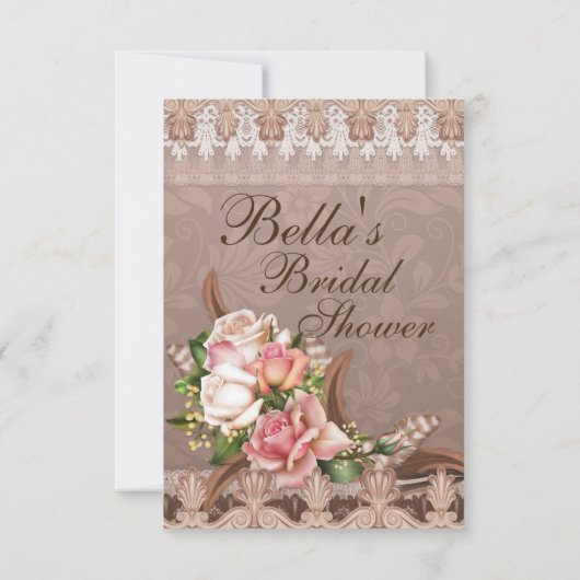 Vrijgezellenfeest Luncheon Party Uitnodigingen (Achterkant)