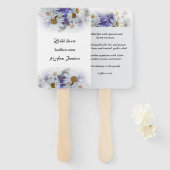 Vrijgezellenfeest Luncheon Set van Fans Handwaaier (Voorkant en achterkant)