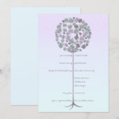 Vrijgezellenfeest Luncheon Uitnodiging (Voorkant / Achterkant)