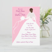 vrijgezellenfeest Luncheon Uitnodiging (Staand voorkant)