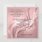 Vrijgezellenfeest Luxury Pink Metallic Foto Kaart (Achterkant)