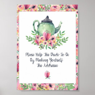 Vrijgezellenfeest maakt jezelf tot het Geadresseer Poster