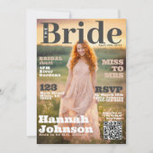 Vrijgezellenfeest Magazine Hoesje Kaart (Voorkant)