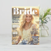 Vrijgezellenfeest Magazine Hoesje Kaart (Staand voorkant)