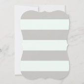 Vrijgezellenfeest  Manuscript Mint Green Stripes Kaart (Achterkant)